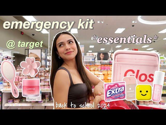 WHAT’S IN MY EMERGENCY KIT 2024 ️⭐️ back to school shopping at target