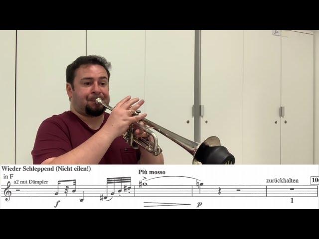 Trumpet Excerpt - Mahler 6 - Tassio Furtado Trumpet