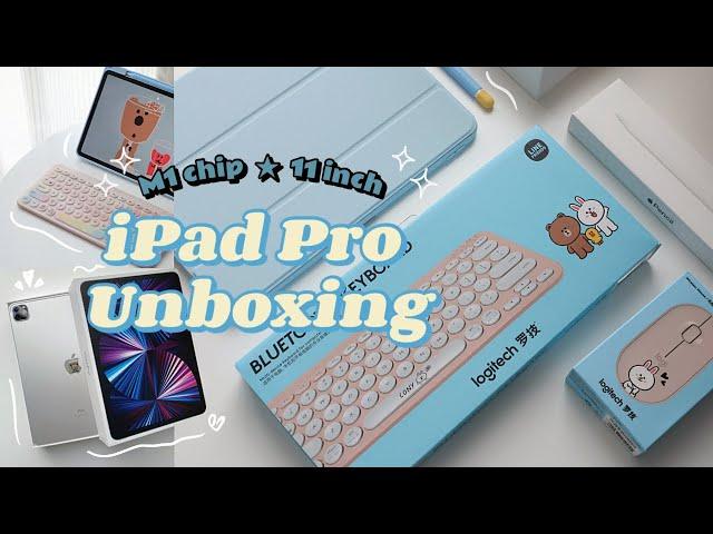 iPad Pro 2021 unboxing  apple pencil 2 & accessories   | loffi snow