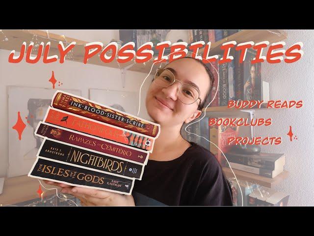 ️A Very Chaotic July Pile of Possibilities️ || Beatriz's Book Nook