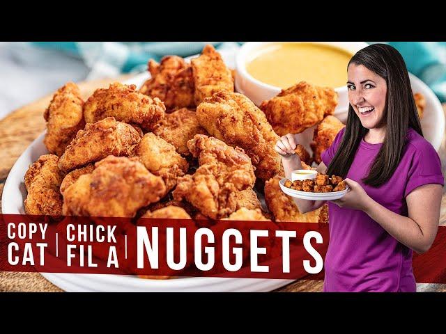 Copycat Chick Fil-A Nuggets and Sauce