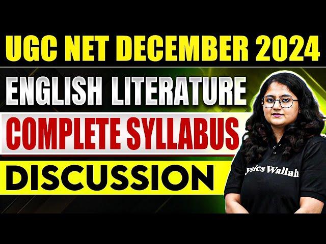 UGC NET Syllabus 2024 | UGC NET English Literature Syllabus 2024