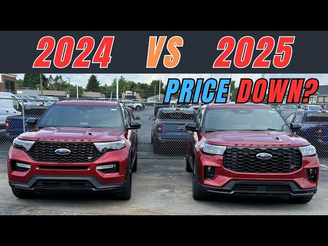 2025 Ford Explorer ST vs 2024 Ford Explorer ST | Exterior and Technology overview | Lower price!