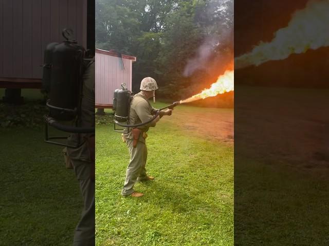 WWII USMC M2 Flamethrower