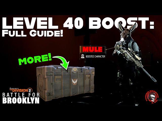 How to Use Level 40 Boost - The Division 2 Battle for Brooklyn
