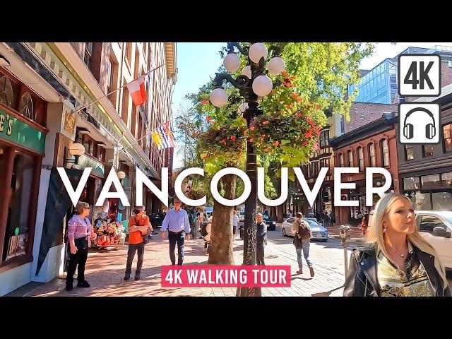 Vancouver 4K Walking Tour (Canada) - Captions & Immersive Sound [4K Ultra HD/60fps]