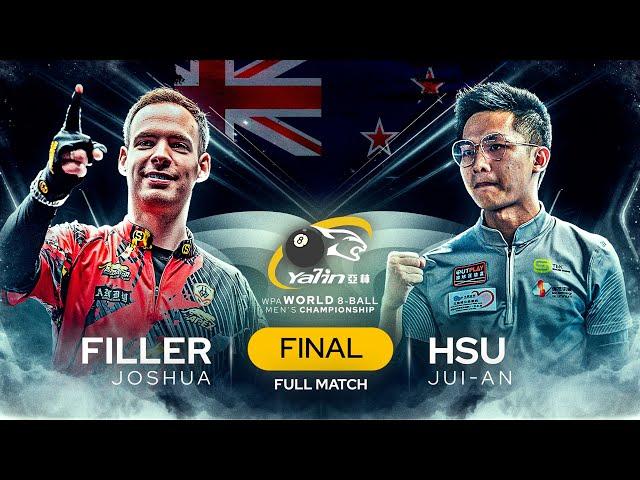 MEN'S FINAL ▸ JOSHUA FILLER v HSU JUI-AN ▸ 2024 Yalin WPA Mens World 8-Ball Championship New Zealand