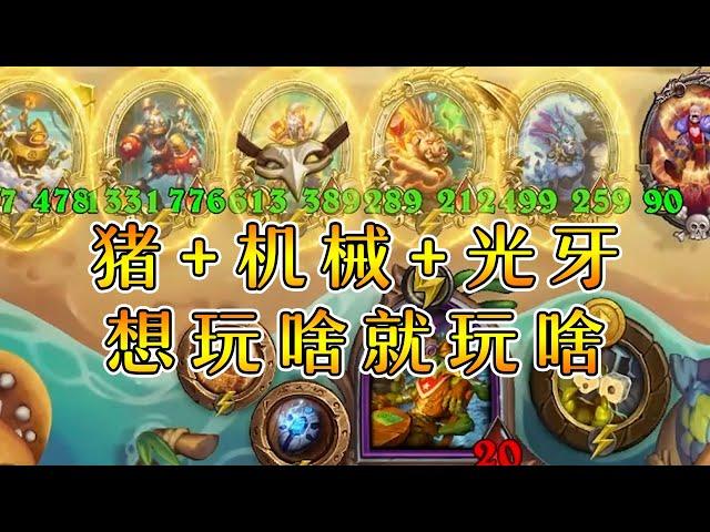 4回合双粉皮猪！八币点金饰品加附魔师！