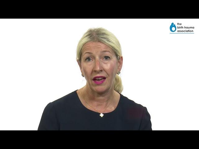 Dr Alison Wright of the RCOG discusses birth trauma