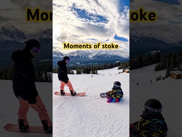 Moments of stoke with our Ikon Pass #snowboarding