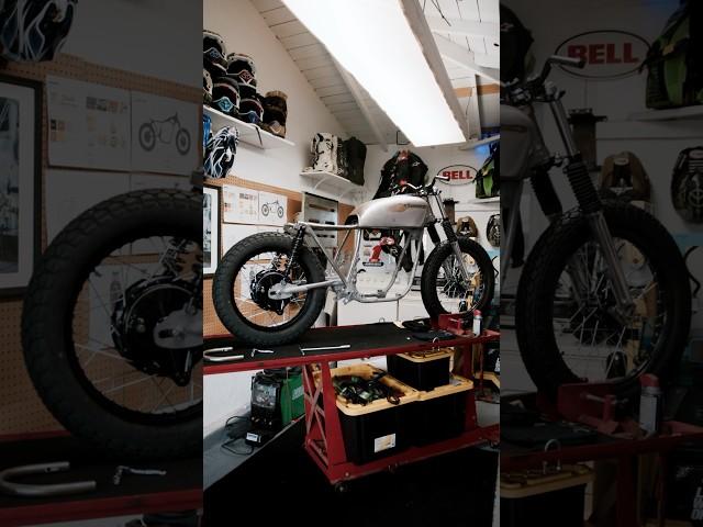 The #Java Honda CB550 Build starting to look like something! @MonsterEnergy