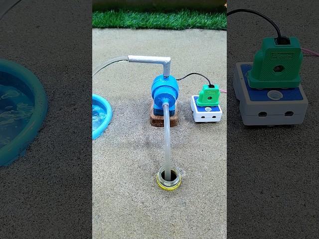 diy Mini motor water pump  project and goat bath Video tractor idea video # 203
