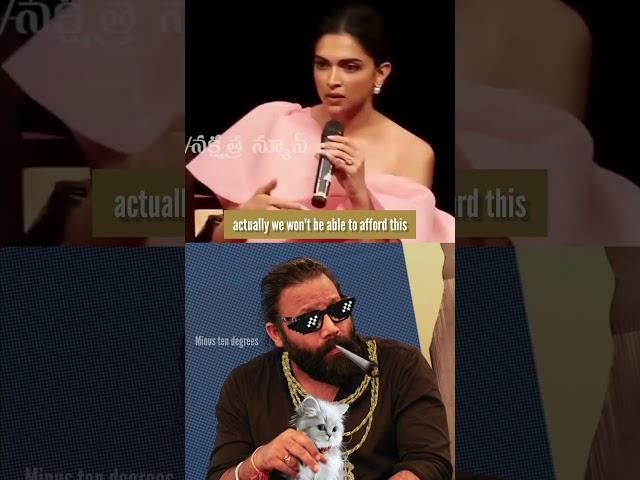 Deepika Padukone  on Sandeep Reddy Vanga: Only Difference Was  So I Said NO 