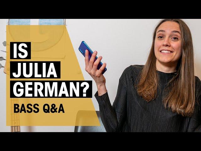 Julia answers your questions! | Bass Q&A Ep.1 | Thomann