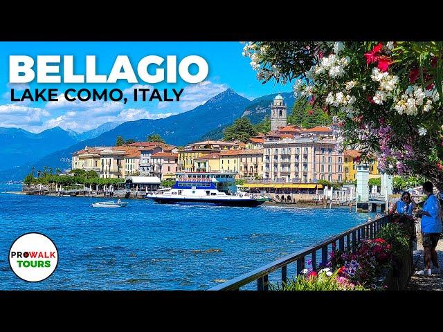 Bellagio, Italy - Lake Como -  Walking Tour 4K|UHD - with Captions!