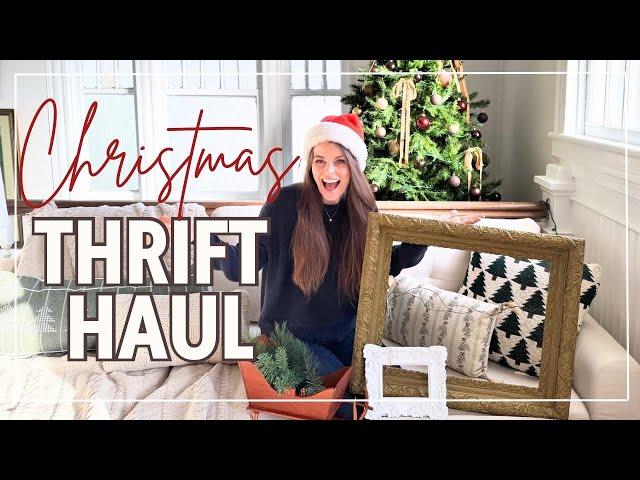 FIRST CHRISTMAS THRIFT HAUL OF THE SEASON! | THRIFT HAUL