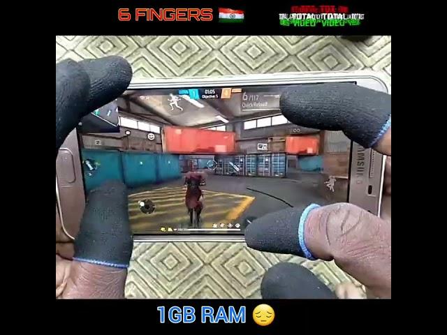 ( 1GB RAM ) 99% headshot SAMSUNG J7 2GB RAM | 6 FINGERS HANDCAM claw  #tdttotalvideo