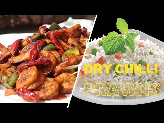 Dry Chilli Prawns (Dry Chilli Shrimp) Quick prawn recipe | CHILLI PRAWNS RESTAURANT STYLE