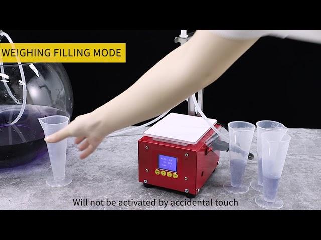 Moonshan 4 In 1 Weighing Peristaltic Pump Liquid Filling Machine