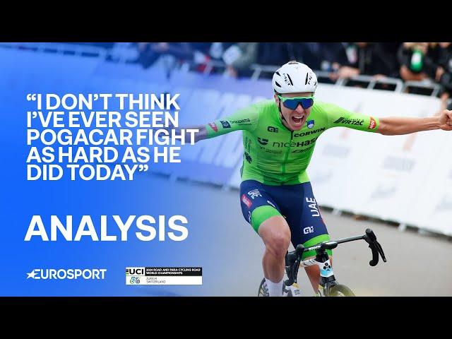 Pogacar move analysis after he wins elite men's road race | Men's Road Race World Championships