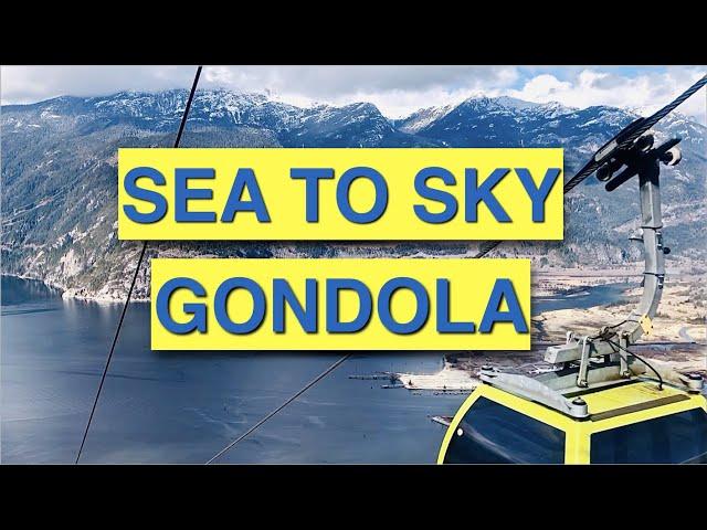 Jaw-dropping view! SEA TO SKY GONDOLA & SUSPENSION BRIDGE, near Vancouver, Canada