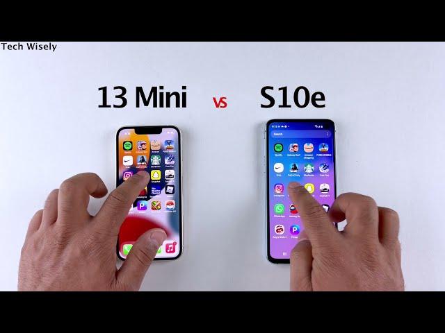 iPhone 13 Mini vs S10e | SPEED TEST