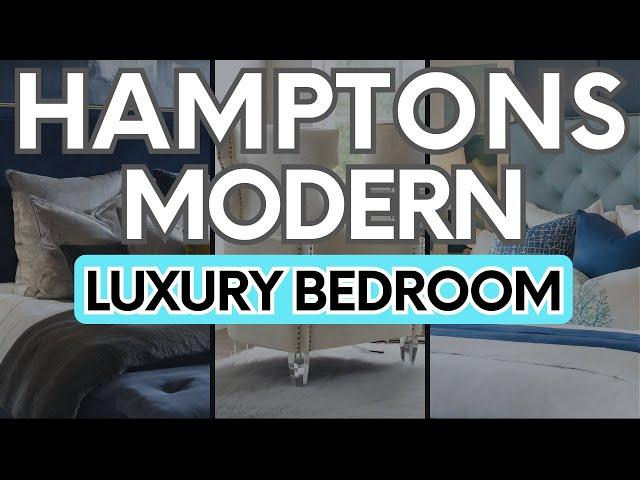 Modern Hamptons Style | Step-By-Step Guide For A Luxury Bedroom Interior Design (EP 3)