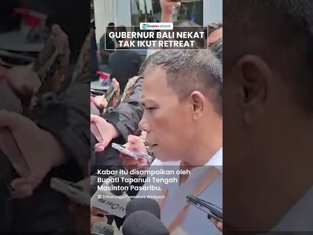 Tunduk ke Instruksi Megawati, Gubernur Bali Kader PDIP Nekat Tak Ikut Retreat Prabowo di Magelang