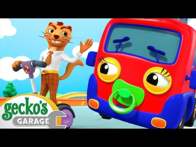 Weasel's Wheels and No Deals | Baby Truck | Gecko's Garage | Kids Songs