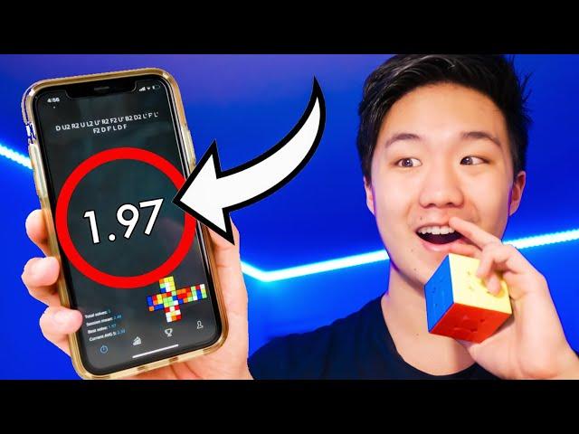 I SOLVED A RUBIK'S CUBE IN UNDER 2 SECONDS?!