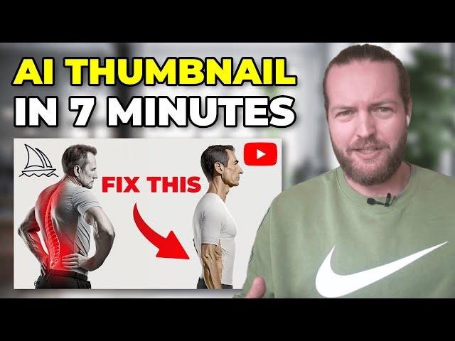 4 EASY Steps To MAKE YouTube THUMBNAILS  With Midjourney AI