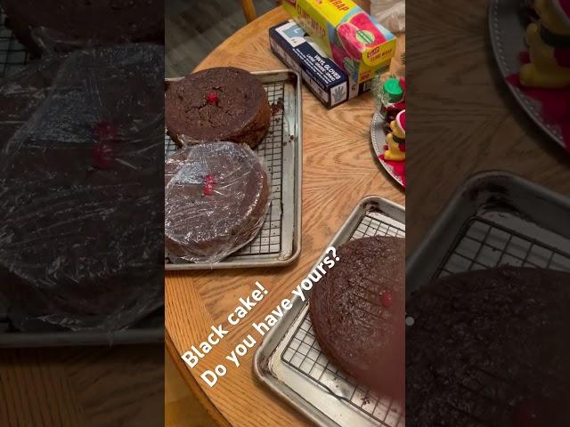 I love  baking  black  cake! #blackcake #cake #fruitcake  #blackcake #christmas  #happyholidays