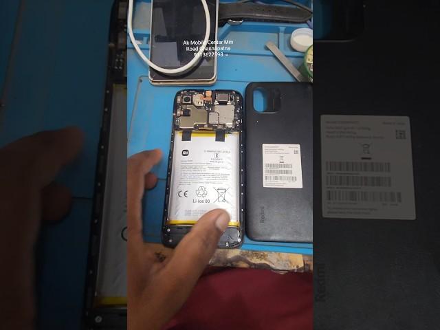 Mi A1New Battery change in 5mi Ak Mobile Center Mm Road Channapatna #Akcpt #viralshort #smartphone