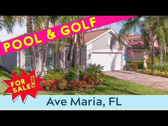 Ave Maria, FL | HOMES FOR SALE | Pool & Golf | by Marta Valle, PA