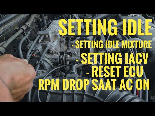 How to Idle Settings and reset the Honda ECU