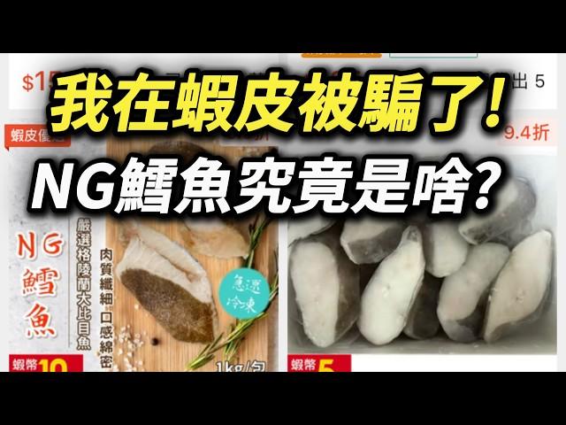 我被騙了! 蝦皮的NG鱈魚NG鯛魚到底是什麼? 難道又是比目魚? NG食物是假冒食物的意思嗎? 蝦皮購物 shoppe 扁鱈 格陵蘭大比目魚 台灣鯛 真鯛 鳳梨酥 冬瓜