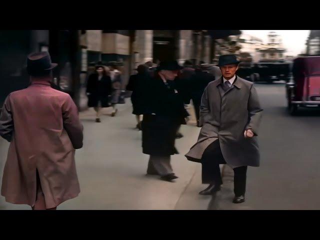 London 1945 in color, Post World War II [60fps,Remastered] w/sound design added