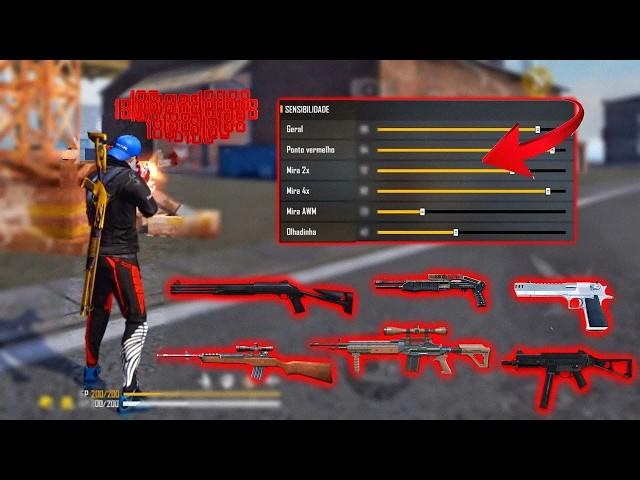 Free Fire Headshot setting 2025  Best Sensitivity Settings ️| Sensitivity + Hud Settings Free Fire