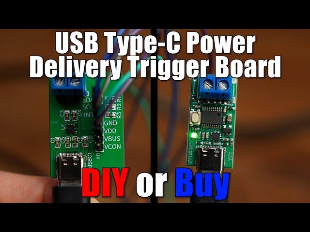 USB Type-C Power Delivery Trigger Board || DIY or Buy