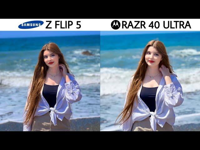 Samsung Galaxy Z Flip 5 vs Motorola Razr 40 Ultra Camera Test