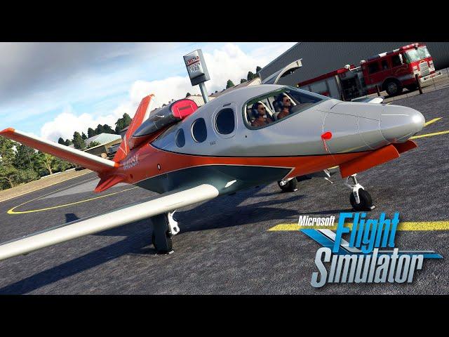 FlightFX Cirrus SF50 Vision Jet - First Look Review! - MSFS