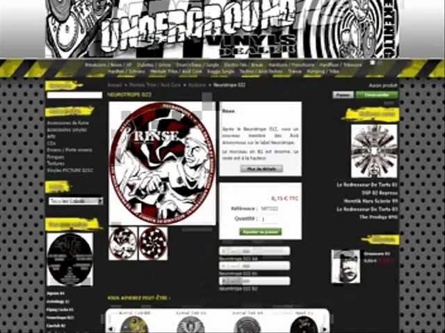 Underground vinyls dealer: TEKENLIGNE vinyls shop