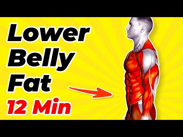  12-MIN Fupa Workout for Men - Lose Lower Belly Fat