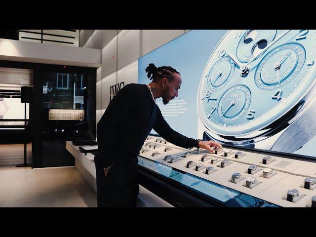 Welcoming Lewis Hamilton in our Amsterdam Boutique