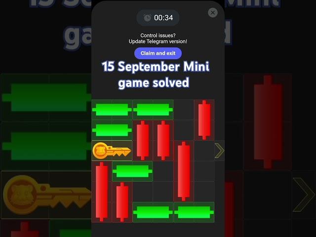 Hamster  Kombat today Mini  game solved 15 September #minigame#minigamesolved #short #ramzantech77