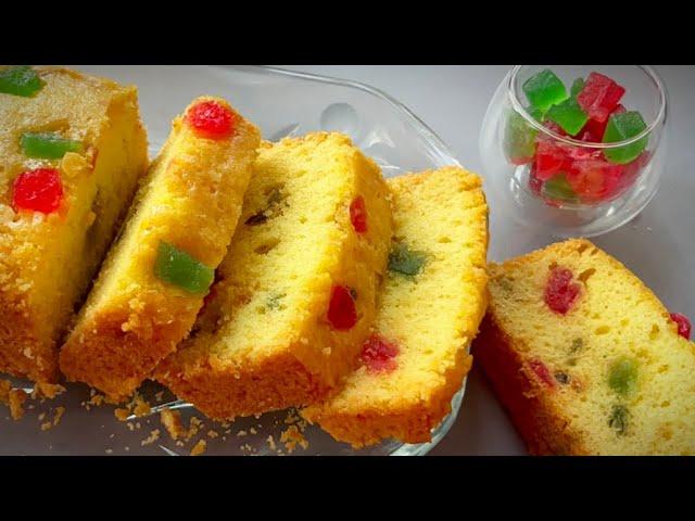 Tutti Fruity Cake | Bakery Style Dry Fruit Cake | Vanilla Fruit Cake Recipe | Tea Time Snack