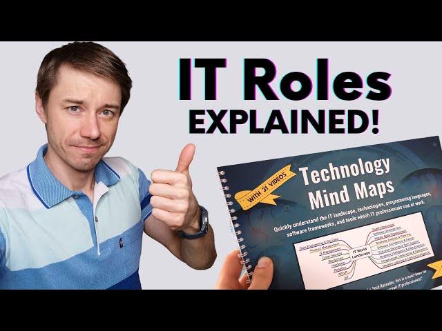 IT Roles Explained For Recruiters & HR Specialists (+ Mind Map)