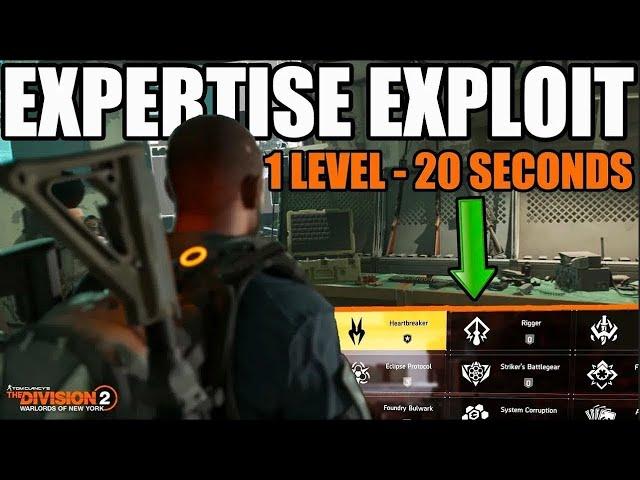 DO THIS NOW! INFINITE KILL XP FARM - BREAK YOUR EXPERTISE SYSTEM NOW | The Division 2 Fast XP