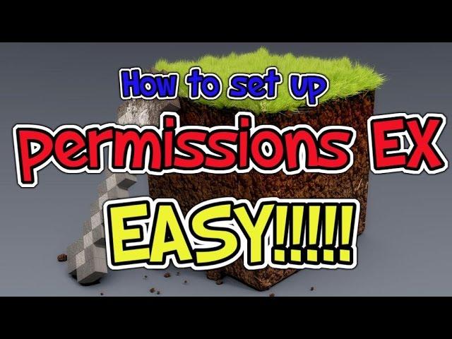 How to set up Permissions Ex EASY!!!!!!! Latest (DOWNLOAD LINK)