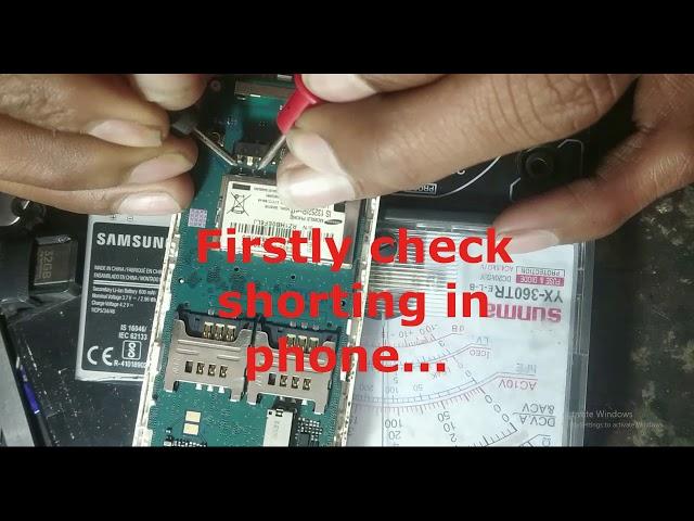Samsung B310E dead and full short solution || By Sonu Mobile Communication